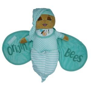 Open Box - Orijin Bees -  Nu'Bees Plush Baby Dolls - Mint Mint
